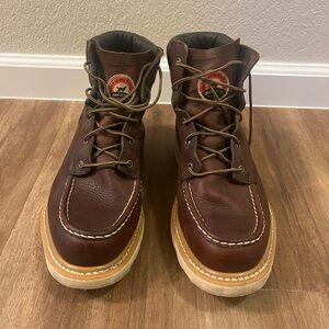 Irish Setter Dark Brown Leather Boots
